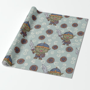 Cute Orc Boy Wrapping Paper