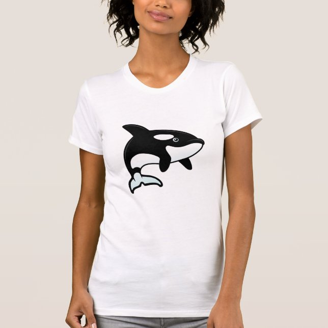 Cute Orca / Killer Whale T-Shirt (Front)