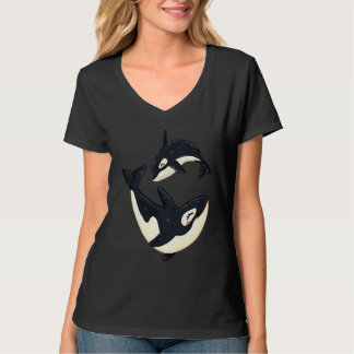 Cute Orca Sea Animal Whale Orcas Lover Cool Men Wo T-Shirt