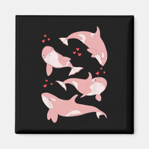 Cute Orca Whale Marine Biologist Sea Animals Valen Magnet
