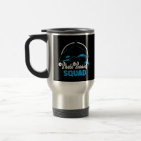 Cute Orca Whale Watching Squad Sea Animal