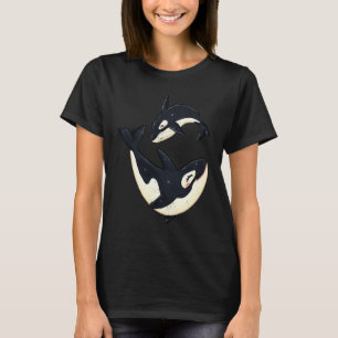 Cute Orcas Funny Sea Animal Whale Orca Men Women T-Shirt
