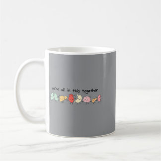 Cute Organ Friends Healthcare Nurse Medical Coffee Mug