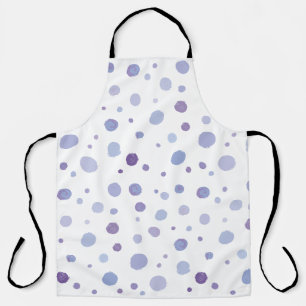Cute Organic Brushstroke Dot Artwork Apron