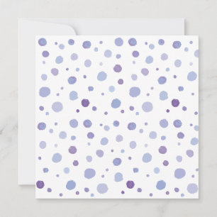 Cute Organic Brushstroke Dot Artwork Card