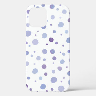 Cute Organic Brushstroke Dot Artwork iPhone 12 Case