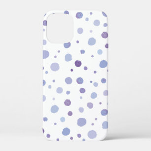 Cute Organic Brushstroke Dot Artwork iPhone 12 Mini Case