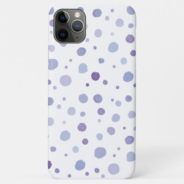 Cute Organic Brushstroke Dot Artwork Case-Mate iPhone Case (Back)