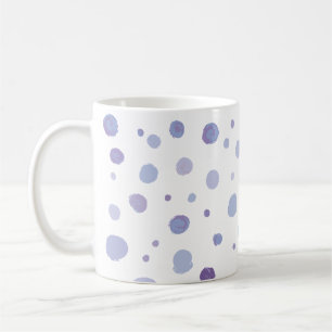 Cute Organic Brushstroke Dot Artwork Coffee Mug