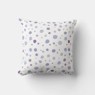 Cute Organic Brushstroke Dot Artwork Cushion