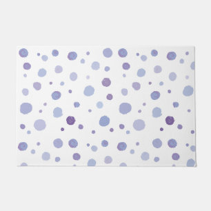 Cute Organic Brushstroke Dot Artwork Doormat