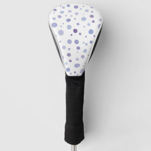 Cute Organic Brushstroke Dot Artwork Golf Head Cover