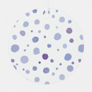 Cute Organic Brushstroke Dot Artwork Metal Tree Decoration