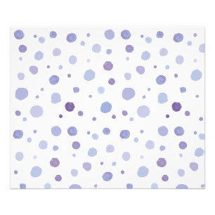 Cute Organic Brushstroke Dot Artwork Photo Print
