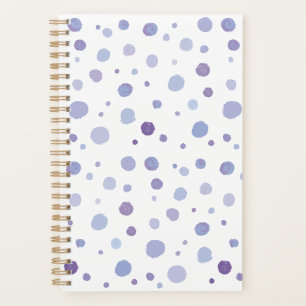 Cute Organic Brushstroke Dot Artwork Planner