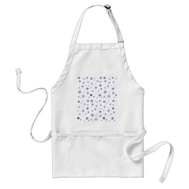 Cute Organic Brushstroke Dot Artwork Standard Apron (Front)