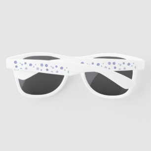 Cute Organic Brushstroke Dot Artwork Sunglasses