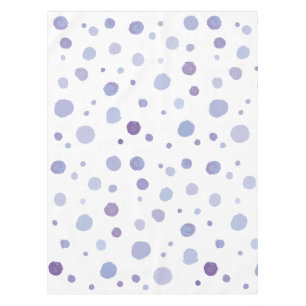 Cute Organic Brushstroke Dot Artwork Tablecloth