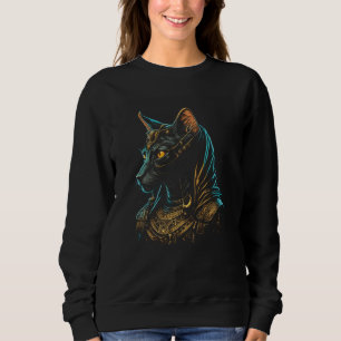 Cute Oriental Cat  Egyptian Pharaoh Oriental Cat O Sweatshirt