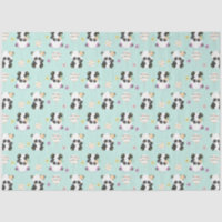 Cute Oriental Pandas Pattern on Green