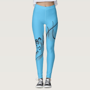 Cute Original Drawing Tiger Chinese New Year L5 Leggings