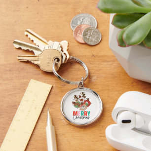 Cute ornaments - Merry christmas Key Ring