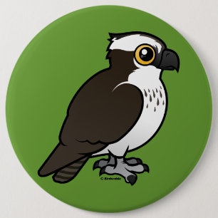 Cute Osprey 6 Cm Round Badge