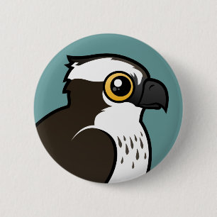 Cute Osprey 6 Cm Round Badge