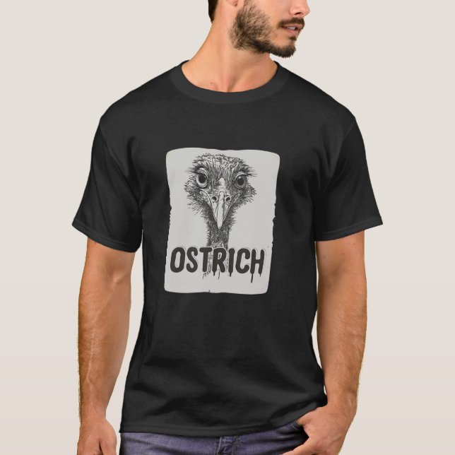 Cute Ostrich T-Shirt (Front)