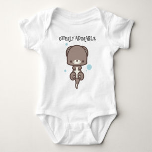 Cute Otter Baby-grow Baby Bodysuit
