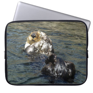 Cute Otter Design for Animal-lovers Laptop Sleeve