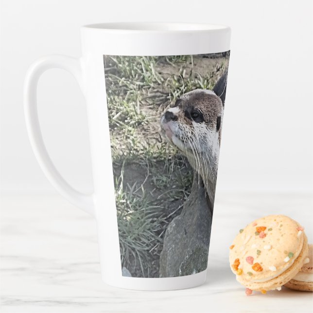 CUTE OTTER   LATTE MUG (In Situ)