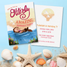 Cute Otterly Amazing Birthday - Whimsical Otter