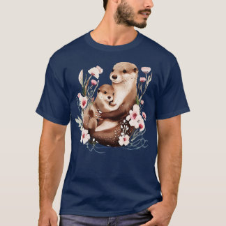 Cute otters 1 T-Shirt