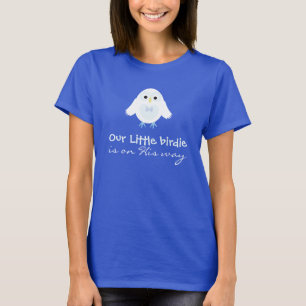 Cute Our little birdie is on His way - Maternity T-Shirt