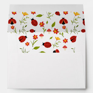 Cute Our Little Ladybug Girl Birthday Envelope