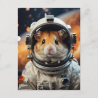 Cute Outer Space Astronaut Hamster