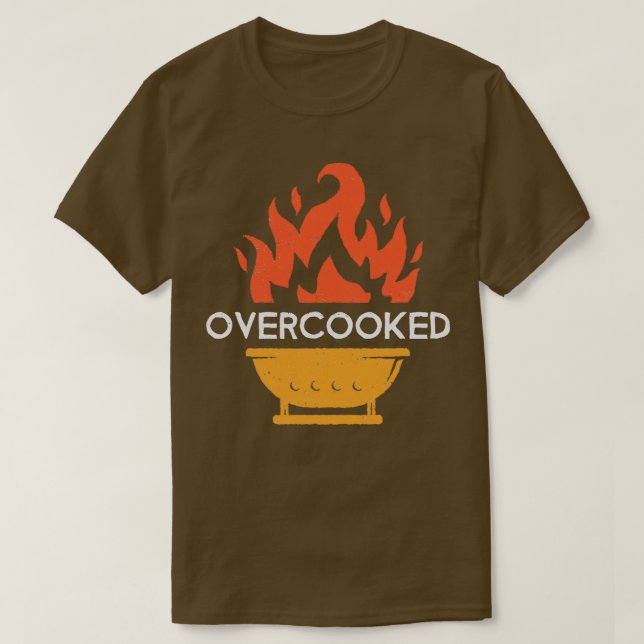 Cute Overcooked And Apron Gift Boy Girl  T-Shirt (Design Front)