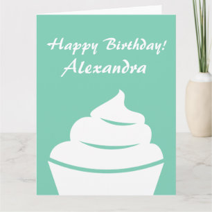 Cute oversized Birthday card for women and girls
