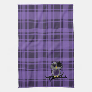 Cute Owl and Plaid Kitchen Towels