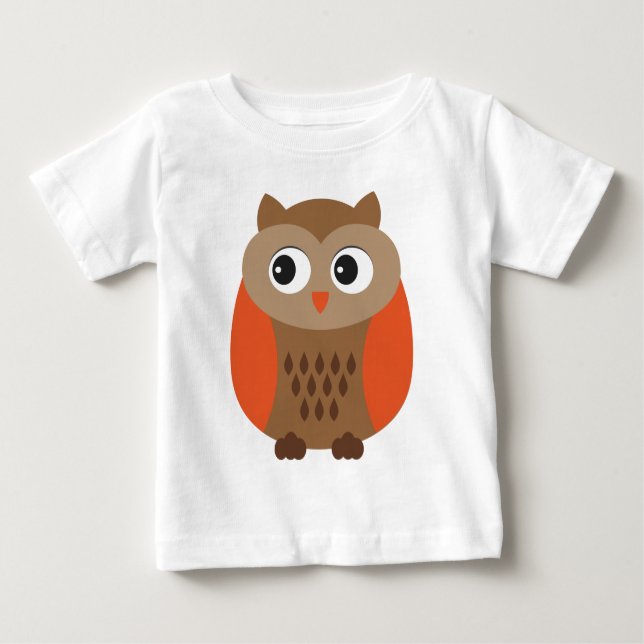 Cute Owl, Baby Owl, Owl Bird Toddler T-Shirt (Front)
