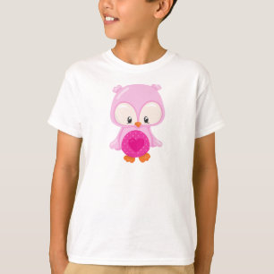 Cute Owl, Baby Owl, Owl In Love, Hearts T-Shirt