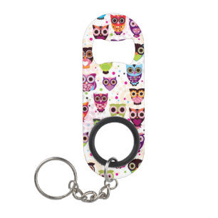 Cute owl background pattern for kids