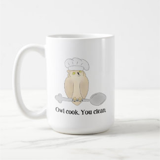 Cute Owl Chef Coffee Mug