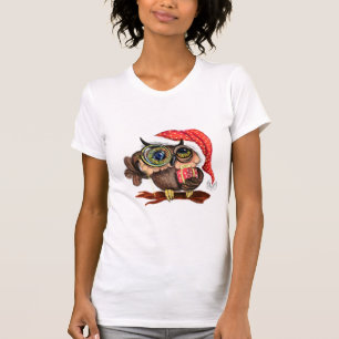 Cute Owl Christmas T-Shirt