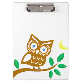 Cute Owl Clipboard