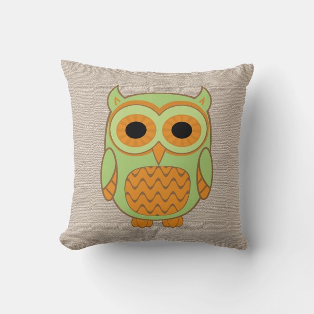 Cute Owl Cushion (Front)