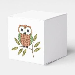 Cute Owl Favour Boxes