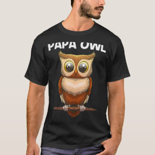Cute Owl For Men Boys Nocturnal Night Bird Owl T-Shirt