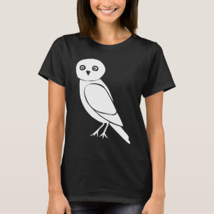 Cute Owl Forest Animal Wildlife Nature Silhouette T-Shirt